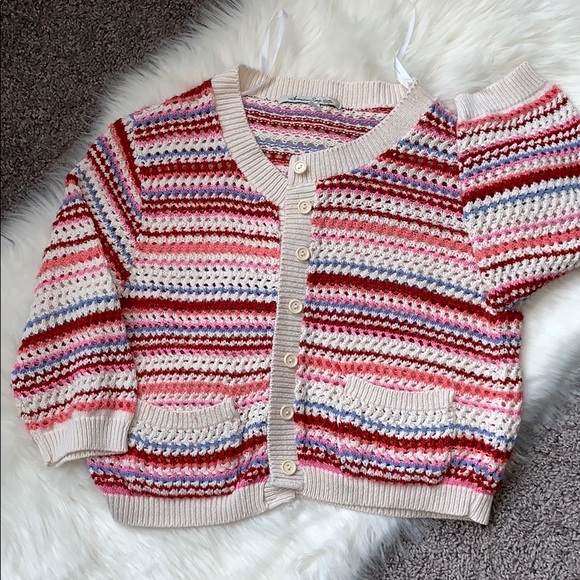 Cute crochet cropped cardigan - Picture 3 of 3